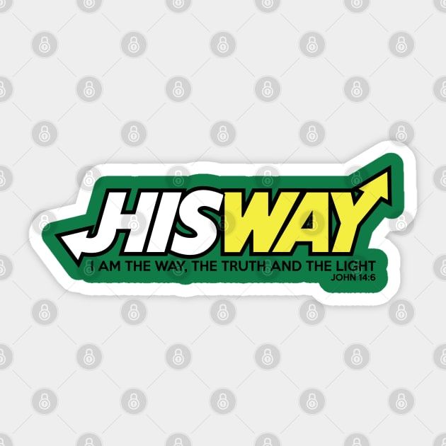 God's Way Sticker by iMAK